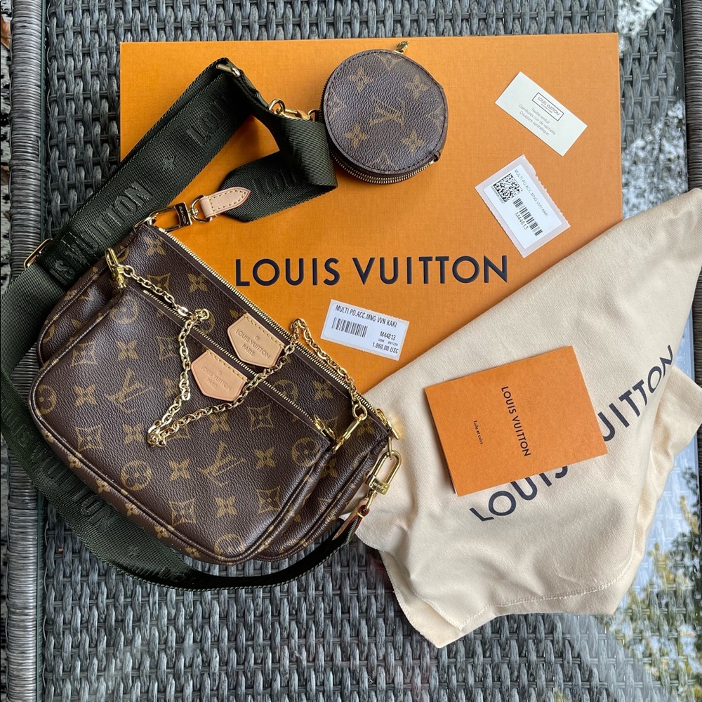 COPY - MULTI POCHETTE - KHAKI MONOGRAM